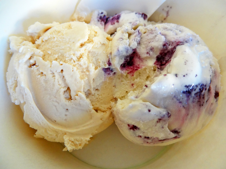 Earl Grey Tea and Lavender with Blueberry Swirl