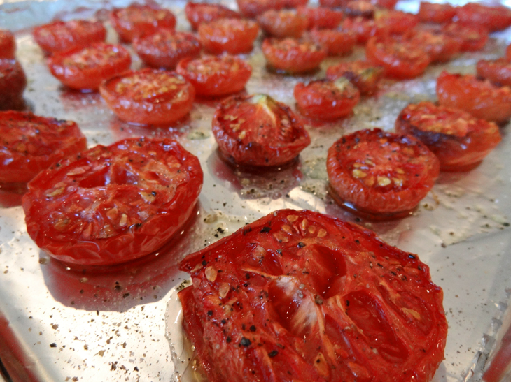 Roasted for 3 hours: tomato-y goodness