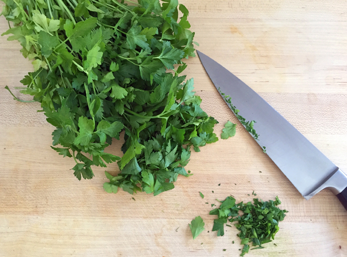So much parsley! What to do...?